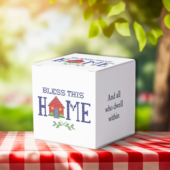 Ballotins Bénissez ce Ballotin domestique (Send your guests home with a little extra love in our "Bless This Home" favor box.)