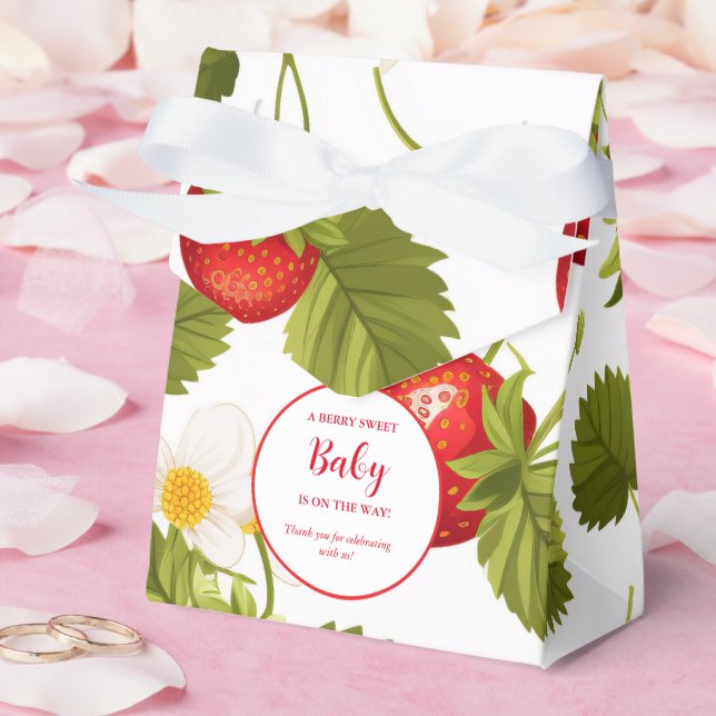 Ballotins Berry fraise Baby shower sucré (Mariage)