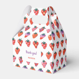 Ballotins Berry Special Strawberry Anniversaire - Blanc