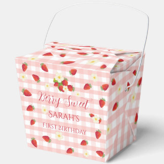 Ballotins Berry Sweet Strawberry 1st Birthday Party Gift 