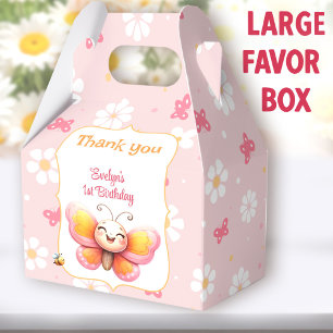 Ballotins Beurre mignon rose florale fille 1er anniversaire 