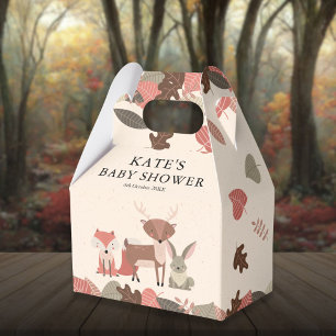 Ballotins Bienvenue à la Baby Shower Animaux de la Forêt