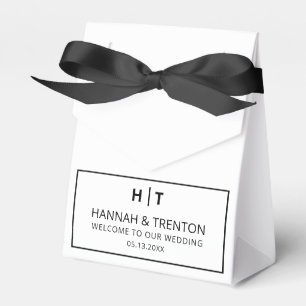 Ballotins Bienvenue au mariage minimaliste Fête de mariage m