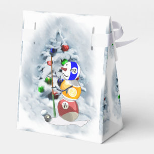 Ballotins Billard Ball Snowman Noël