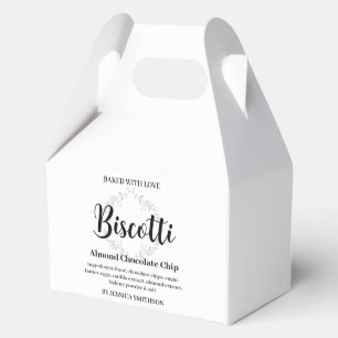 Ballotins Biscotti Personnalisé Étiquette fait maison CK007w