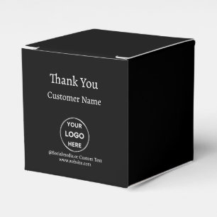 Ballotins Black Custom Logo Texte Moderne Minimaliste Entrep
