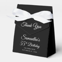 Black & White 55th Birthday Party