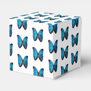 Ballotins Bleu Butterfly Faveurs Cadeau/boîte de fête
