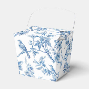 Ballotins Bleu et blanc Chinoiserie Fleurs Oiseaux