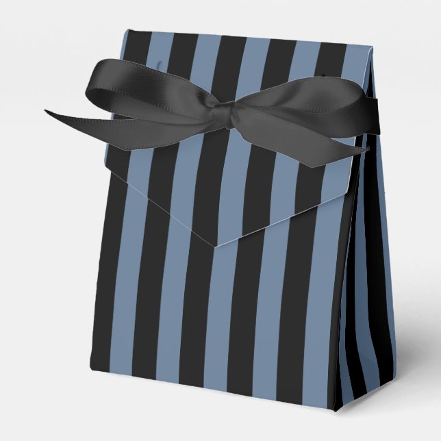 Ballotins Bleu gris et noir rayures (Verso)