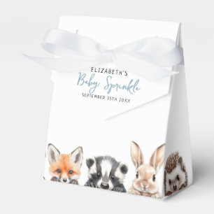 Ballotins Bleu mignon Animaux de bois Baby shower Parsemer