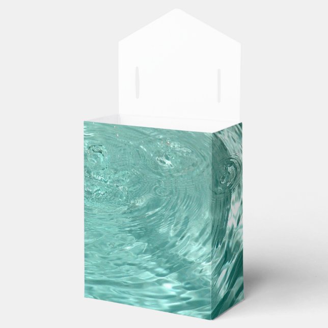 Ballotins Bleu ondulation vagues Eau goutte Ballotin (Ouvert)