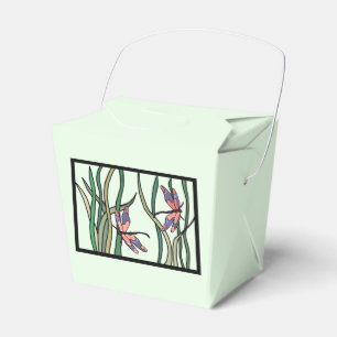 Ballotins Bleu rouge mignon et Feuilles verts