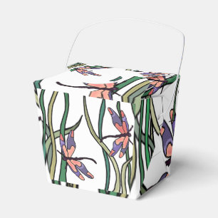 Ballotins Bleu rouge mignon et Feuilles verts