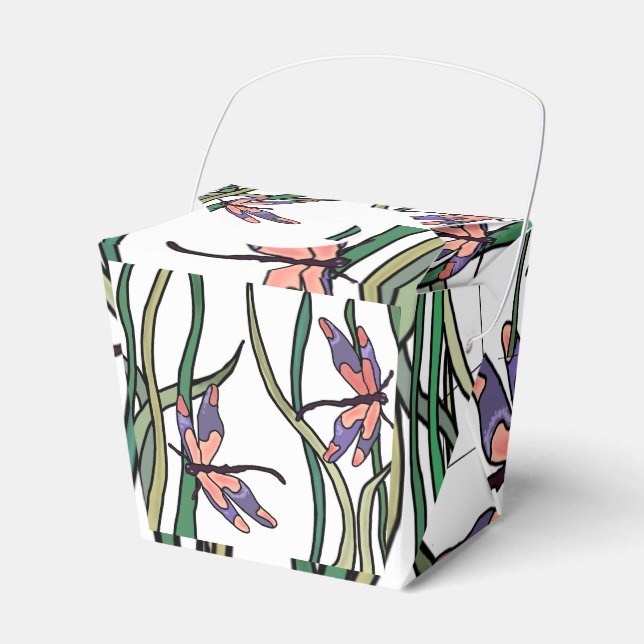 Ballotins Bleu rouge mignon et Feuilles verts (Verso)