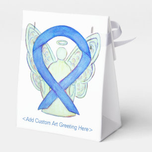 Ballotins Bleu Sensibilisation Ruban Angel Personnalisé Part