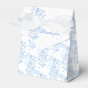 Ballotins Blue aqua oiseau merci mariage accueil de la tente