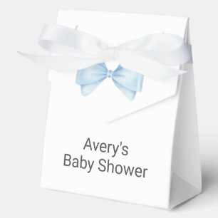 Ballotins Blue Bow Modern Boy Baby shower