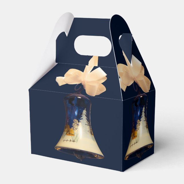 Ballotins Blue Christmas Jingle Bells Favoriser les boîtes c (Verso)