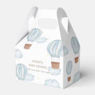 Ballotins Blue Elegant Hot Air Balloon Cloud Baby shower gar