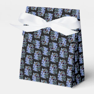 Ballotins Blue Floral Black Sugar Skull Jour des morts