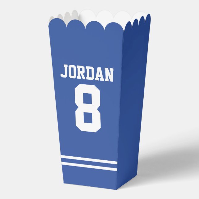 Ballotins Blue Football Jersey - Sports Thème Anniversaire (Recto)