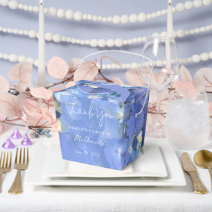 Ballotins Blue Hydrangea Petals Mariages Noms personnalisés