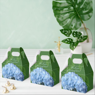 Ballotins Blue Hydrangea Wedding shower Floral Merci