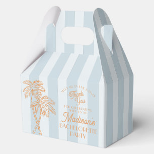 Ballotins Blue Palm Spring Pastel Beach Bachelorette Party