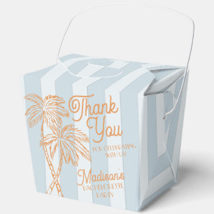 Ballotins Blue Palm Spring Pastel Beach Bachelorette Party