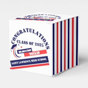 Ballotins Blue Red White Graduation 2025 Custom Party