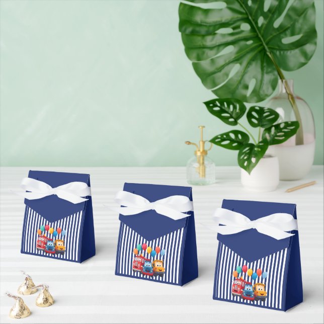 Ballotins Blue Striped Truck Birthday Theme (Multiple)
