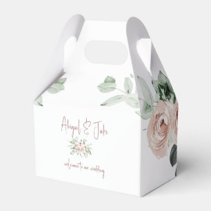Ballotins Blush Floral Eucalyptus Mariage
