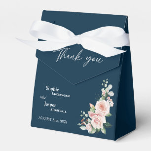 Ballotins Blush Floral Marine Mariage Ballotin de Merci