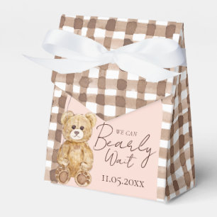 Ballotins Blush rose Bearly Wait Teddy Bear Baby shower