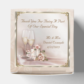 Ballotins Blush Wedding Favor Cadeaux