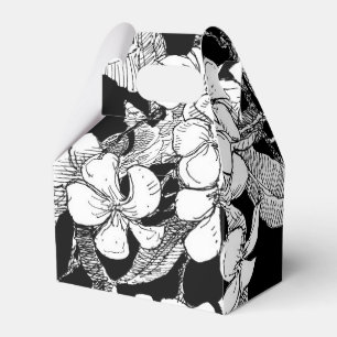 Ballotins Bohème Floral Blanc Blanc Moderne