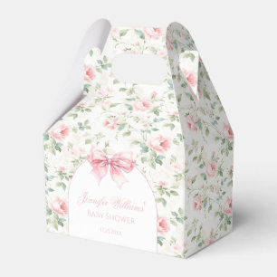 Ballotins Boho chic arc floral arch bébé fille douche