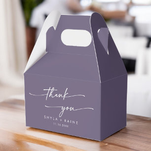 Ballotins Boho Chic Plum Purple Merci Mariage