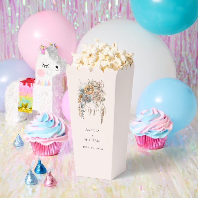 Ballotins Boho Flowers and Dreamcatcher - Mariage (Fête)