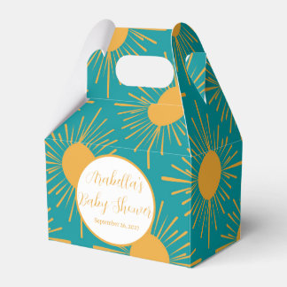 Ballotins Boho Little Ray of Sun Baby shower Turquoise