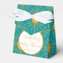 Boho Little Ray of Sun Baby shower Turquoise