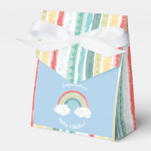 Ballotins Boho Rainbow Baby shower Blue Boy
