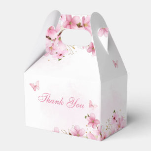 Ballotins Boho Rose Aquarelle Floral Butterfly Baby shower