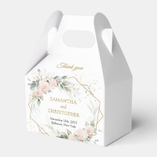 Ballotins Boho rose rousse rose fleurs verdure mariage