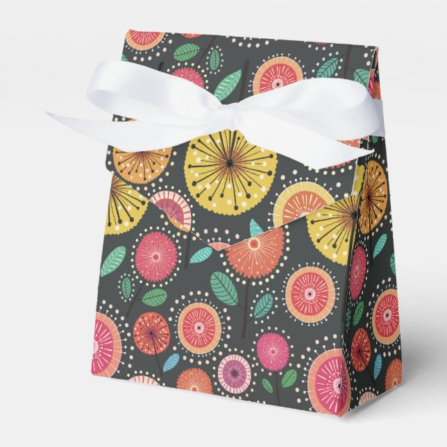 Ballotins Boho Scandi Folk Motif Floral Ballotin (Verso)
