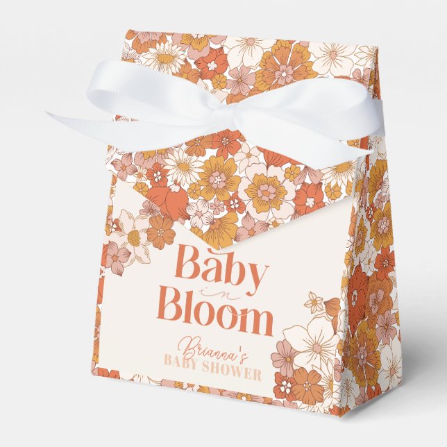 Ballotins Boho Super Floral Baby dans le Baby shower Bloom (Verso)