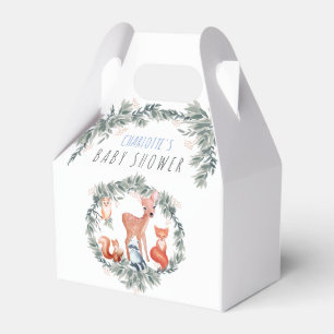 Ballotins Bois Baby shower Forêt Animaux Garçon Ballotin