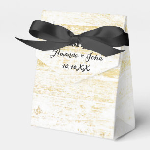 Ballotins Bois doré Blanc Noir Noir Mariage Favoriser Merci