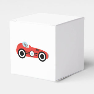 Ballotins Boîte à cadeaux à thème de course automobile